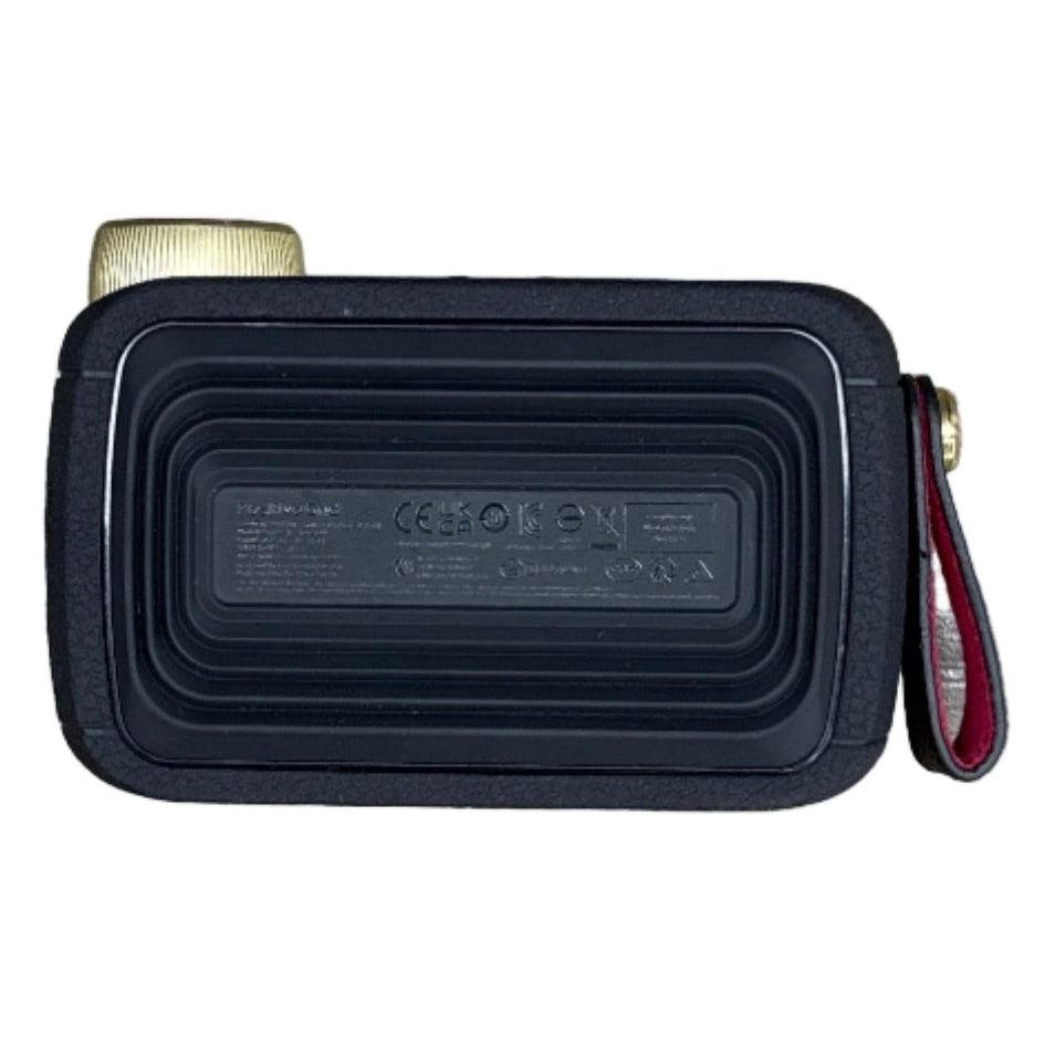 Positive Grid Spark GO 5W Ultra-Portable Smart Guitar Amplifier & Bluetooth Speaker - Black rectangular pouch with a visible brand logo on a white background