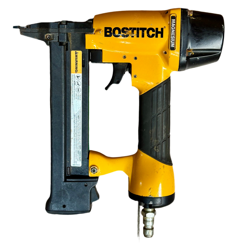BOSTITCH 18-Gauge 1-1/2" Narrow Crown Stapler w/ Hard Case (SX150) Bostitch nail gun on a white background