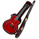 Taylor T5z Pro Hollowbody Electric Guitar w/ Hard Case Red guitar with a matching case on a white background