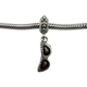Pandora .925 Sterling Silver Sunglasses Dangle Charm Silver charm shaped like sunglasses on a white background
