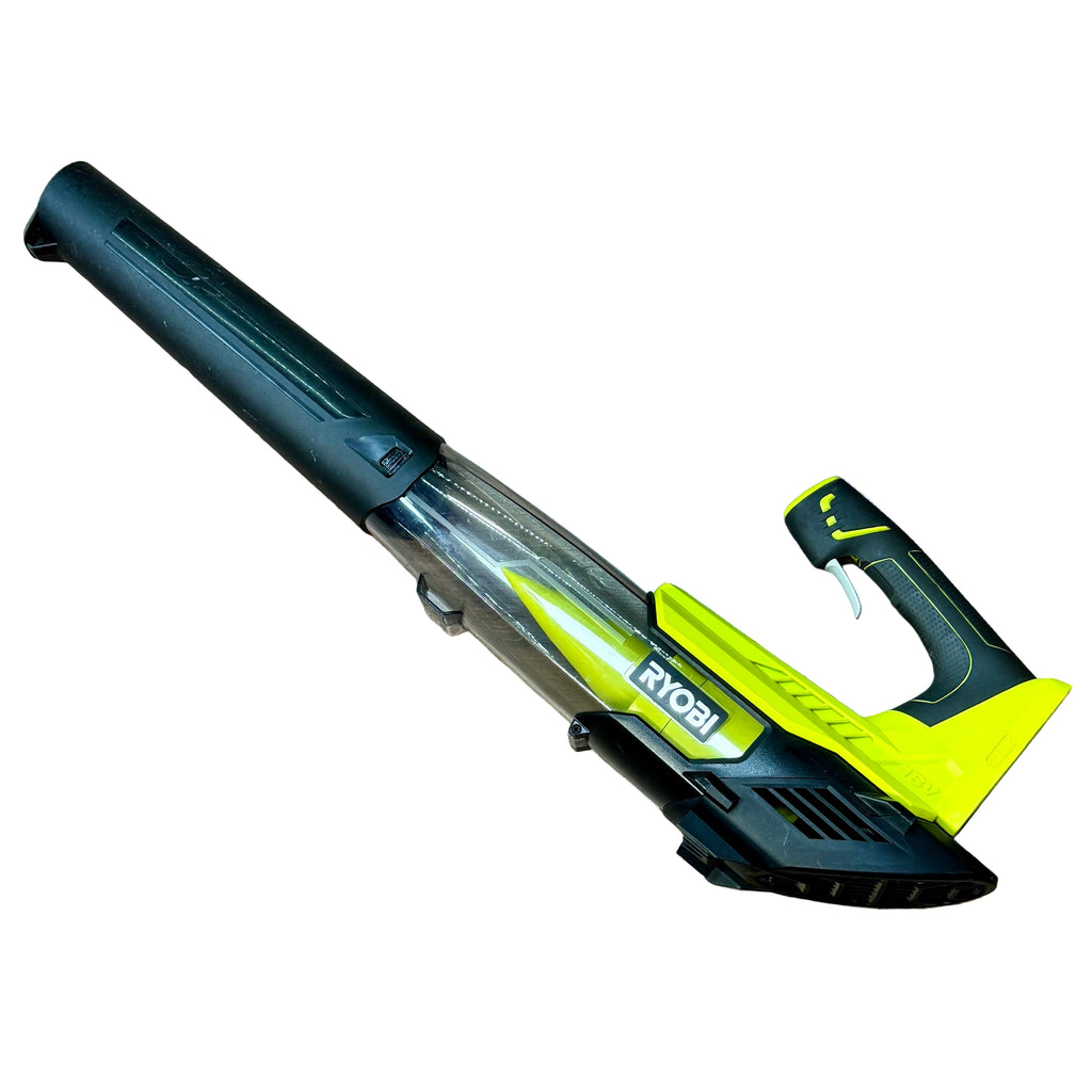 RYOBI ONE+ 18V 280 CFM Jet Fan Blower (P21081) Ryobi leaf blower on a white background