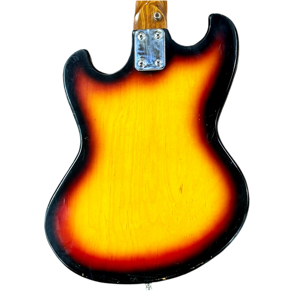Vintage Global 429 Electric Guitar body with sunburst finish on a white background