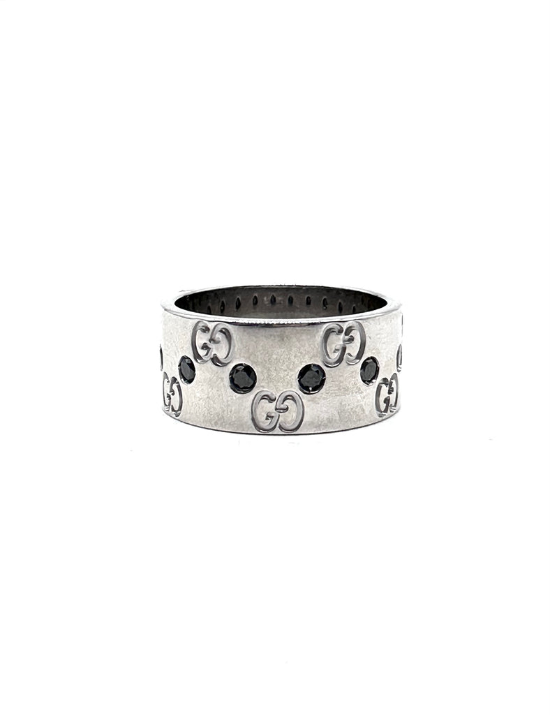 Gucci Black Diamond Wide Eternity Band