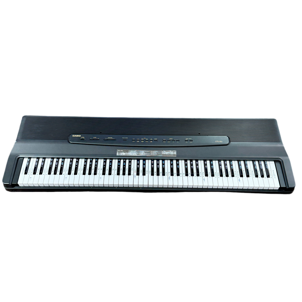 CASIO CPS-80s 88-Key Digital Piano Musical Keyboard Black digital piano on a white background