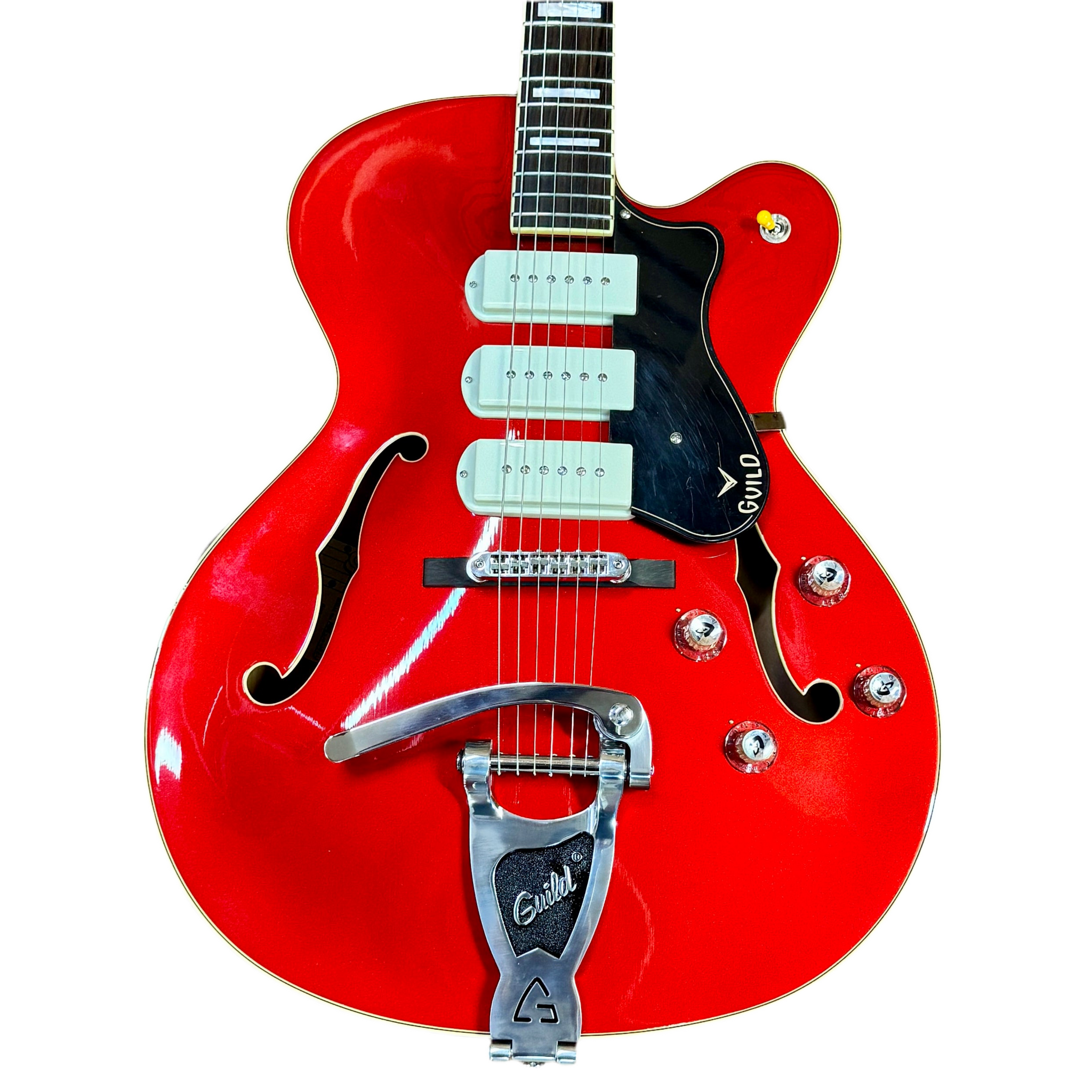 Guild X-350 Stratford Hollow Body Electric Guitar w/ Hard Case