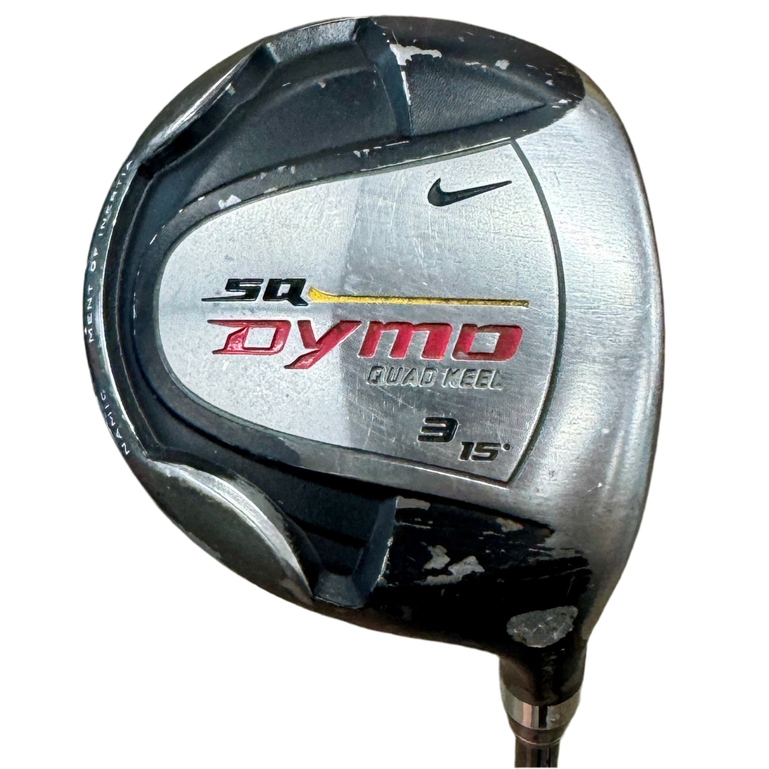 Nike SasQuatch SQ Dymo QUAD KEEL 3 Wood RH Golf Club Nike SasQuatch SQ Dymo QUAD KEEL 3 Wood RH Golf Club