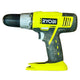RYOBI ONE+ 18V 1/2" Cordless Drill/Driver w/ Battery (P271) Yellow Ryobi drill on a white background