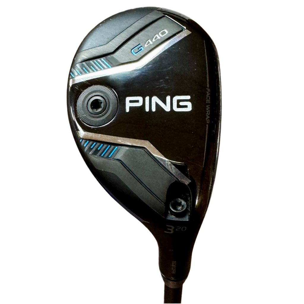 PING G440 3 hybrid 3h Golf club head with 'PING' branding on a white background