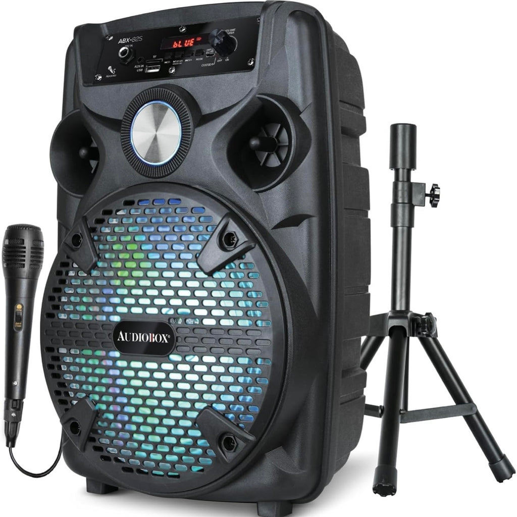 Audiobox ABX-82S Portable 8" PA Speaker w/ Stand