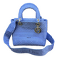 Christian Dior Embroidered Lady D-Lite Purse with Detachable Strap
