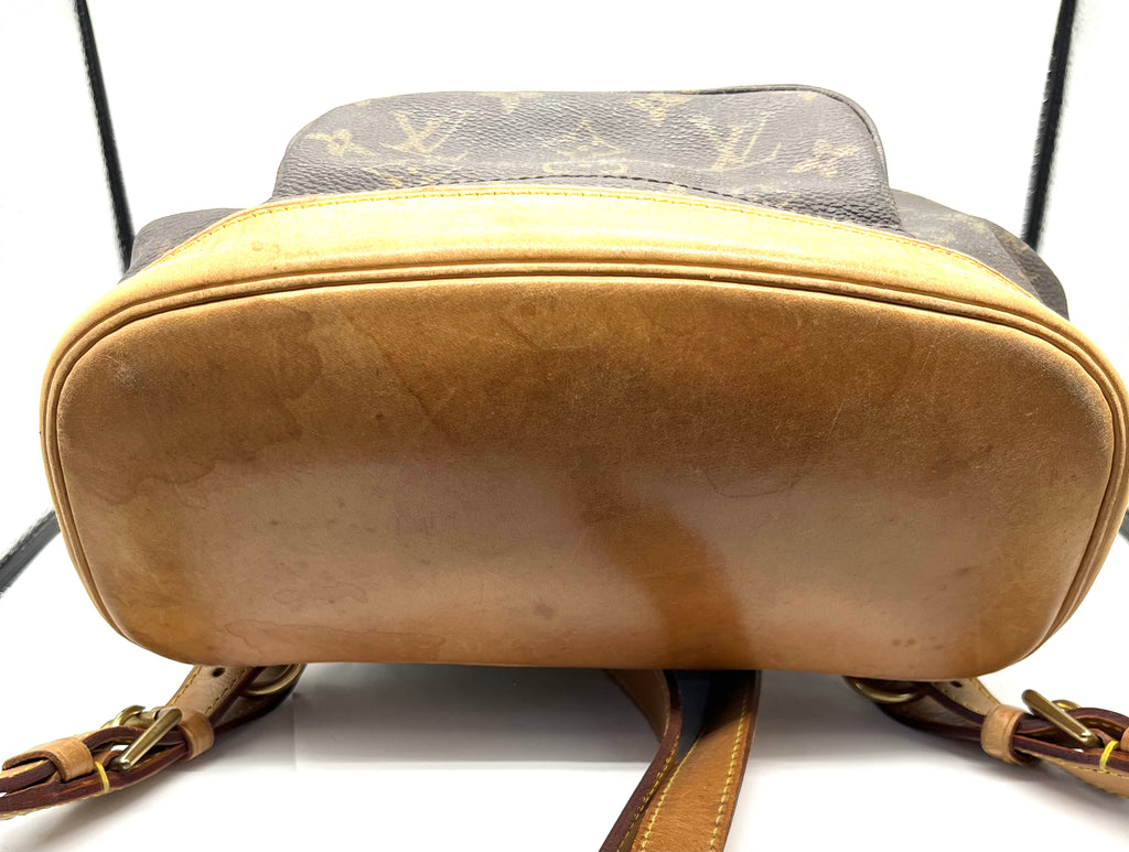 Louis Vuitton Montsouris PM Backpack bottom