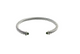 David Yurman .925 Sterling Silver Peridot & Diamond Cable Cuff Bracelet