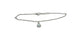 .925 Sterling Silver Larimar Crab Anklet