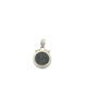 14K White/Yellow Gold Roman Coin Pendant w/ Diamonds