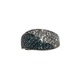 14K White Gold 1/5CTW Blue & White Diamond Pavé Band