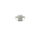 .925 Sterling Silver White Opal Oval 4-Prong Solitaire Ring