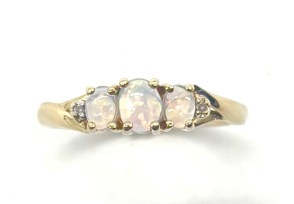 10k White Gold London Blue Topaz Ring