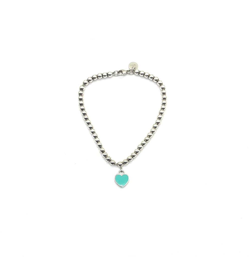 Tiffany & Co Sterling Silver Bead Bracelet