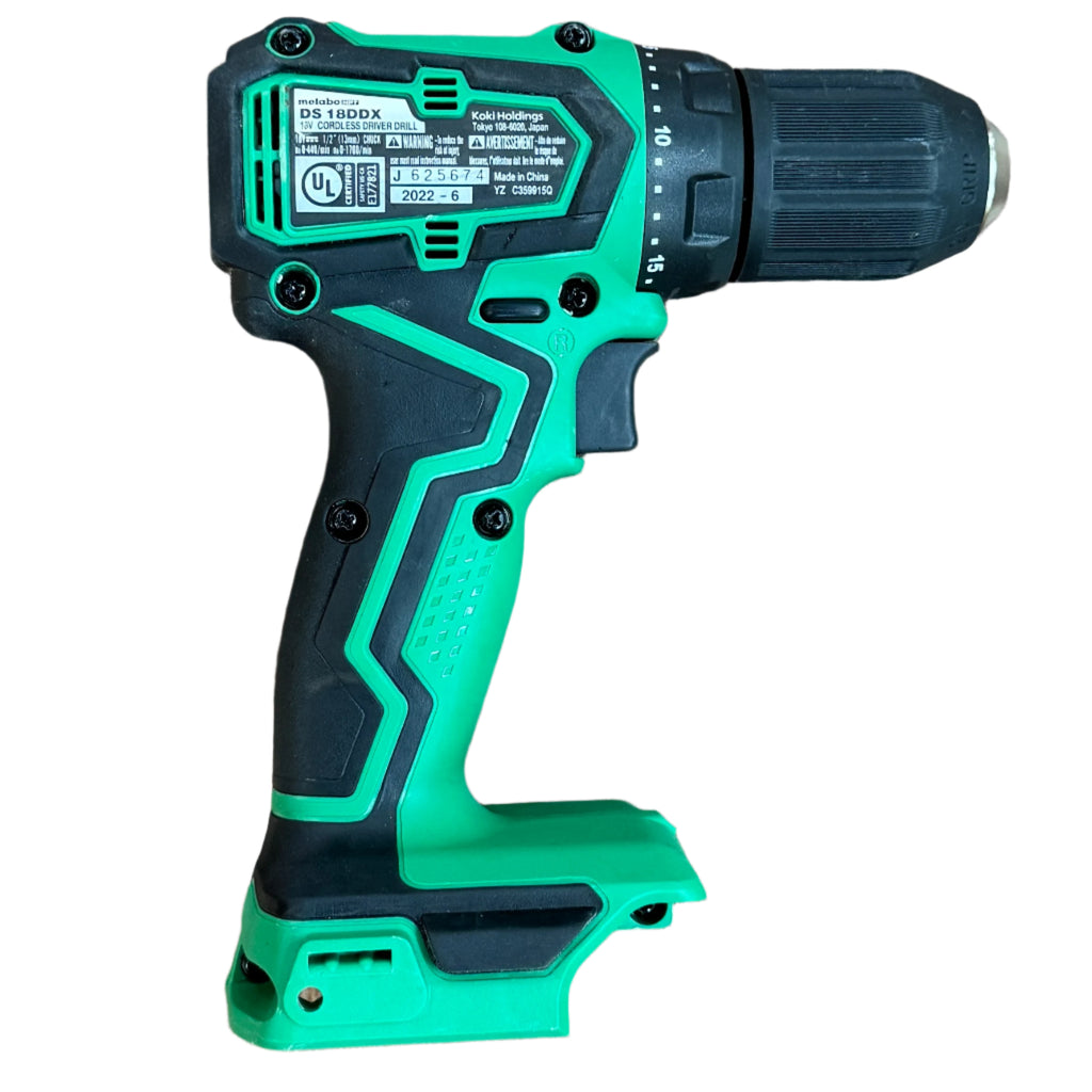 Metabo HPT 18V Sub-Compact Cordless Drill w/ Battery & Charger (DS18DDX) back