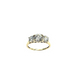14K Yellow Gold 2CTW Lab Grown Diamond 3-Inline Ring
