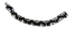 .925 Sterling Silver Black Onyx Inlay Art Deco Bracelet