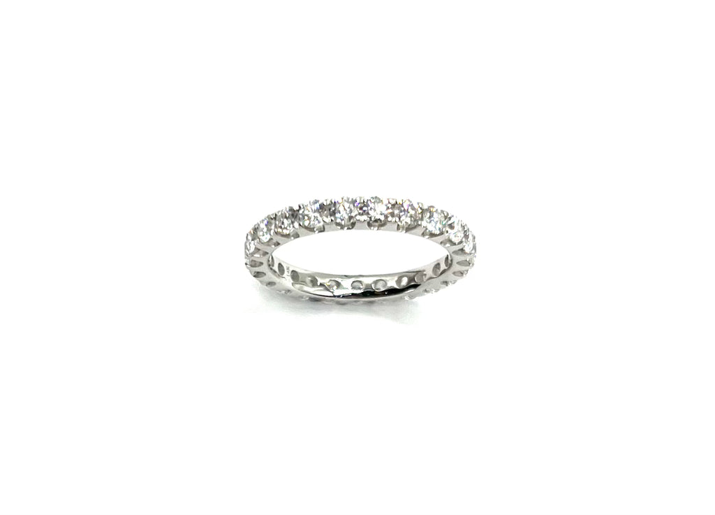14k White Gold 1.75ctw Lab Grown Diamond Eternity Band