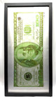 Madeline Blake “New Money I” – Limited Edition $100 Bill Artwork – Framed