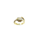 14K Yellow & White Gold Pave Diamond Frog Ring