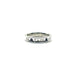 Tiffany & Co. .925 Sterling Silver 1837 Sapphire Concave Band Silver ring with 'T & Co' engraving on a white background