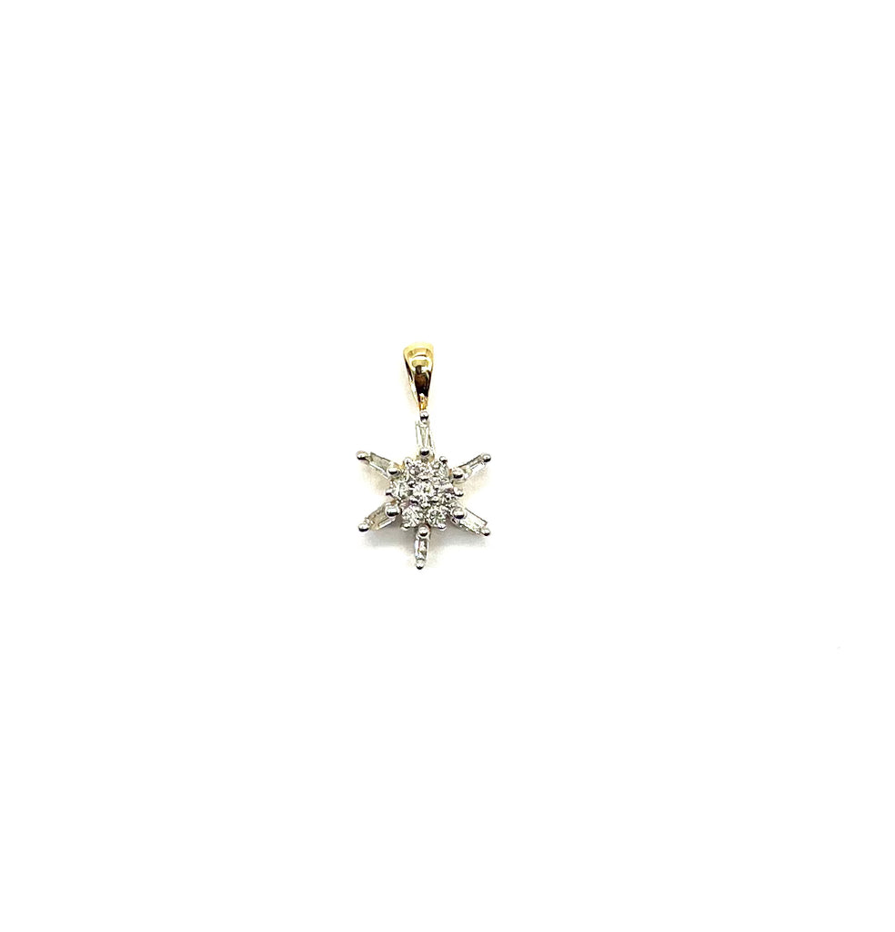 Diamond Snowflake Pendant