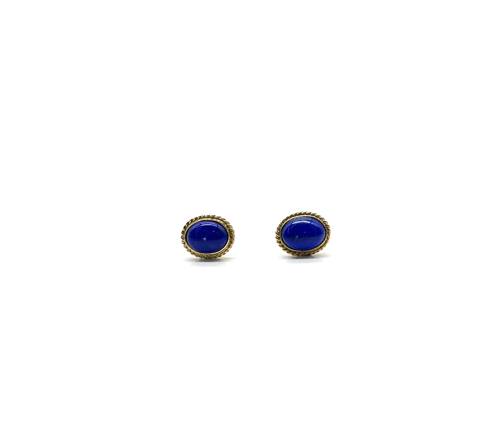 Blue Lapis Framed Earrings