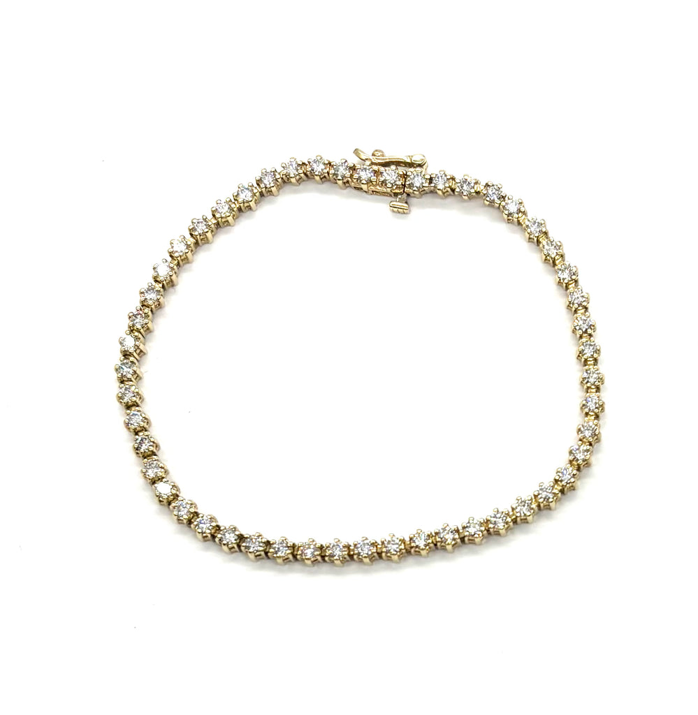 14k Diamond Tennis Bracelet