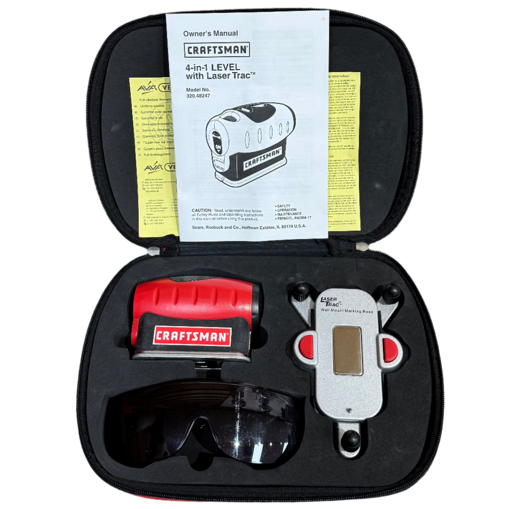 Craftsman 4-in-1 Laser Level w/ Laser Trac Kit (48247)