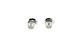 .925 Sterling Silver 1/3CTW Lab Diamond Emerald Cut Bezel Stud Earrings