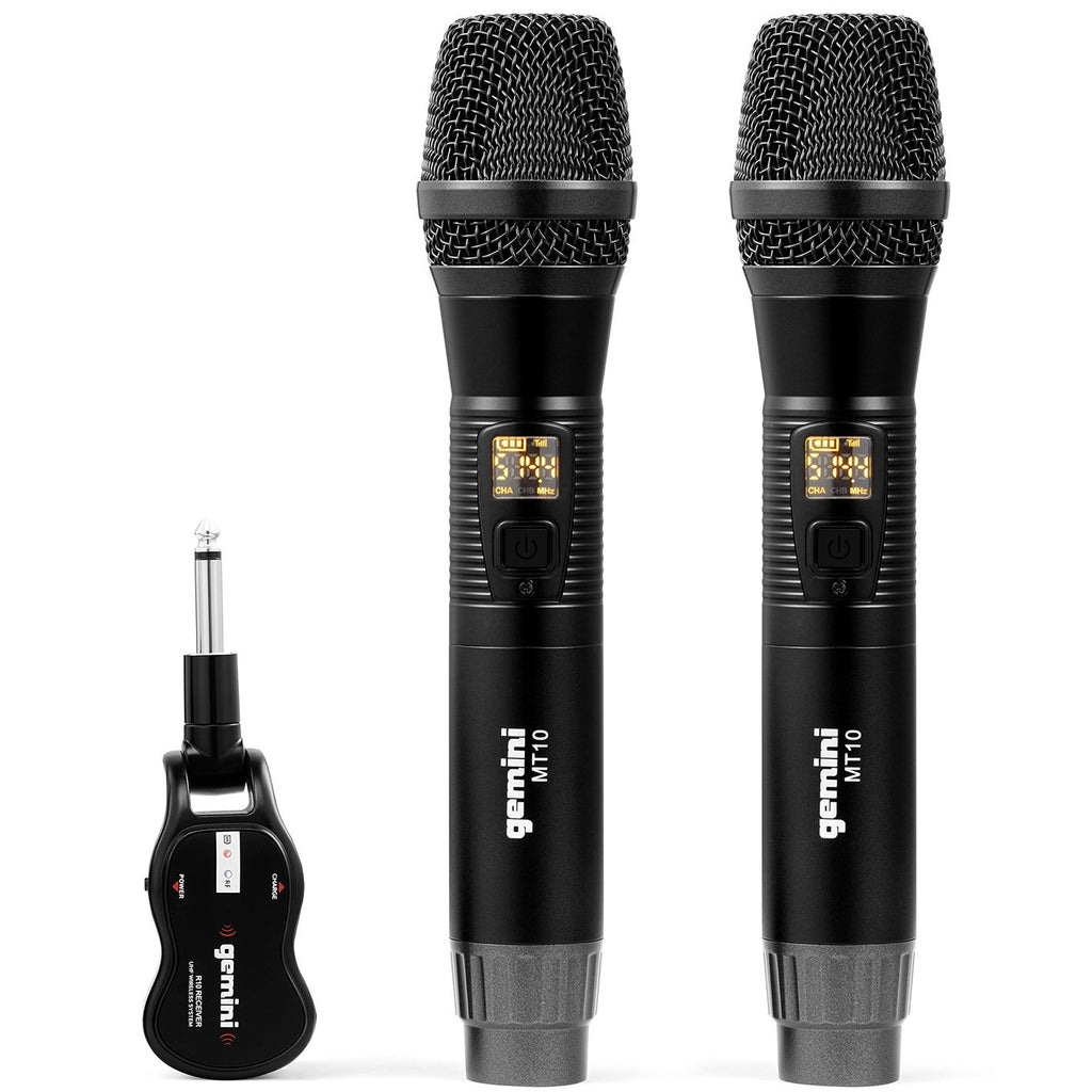 Gemini Sound GMU-M200 UHF Dual Wireless Microphone System
