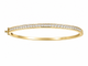 14K Gold 1.50 CTW Diamond Cuff Bangle