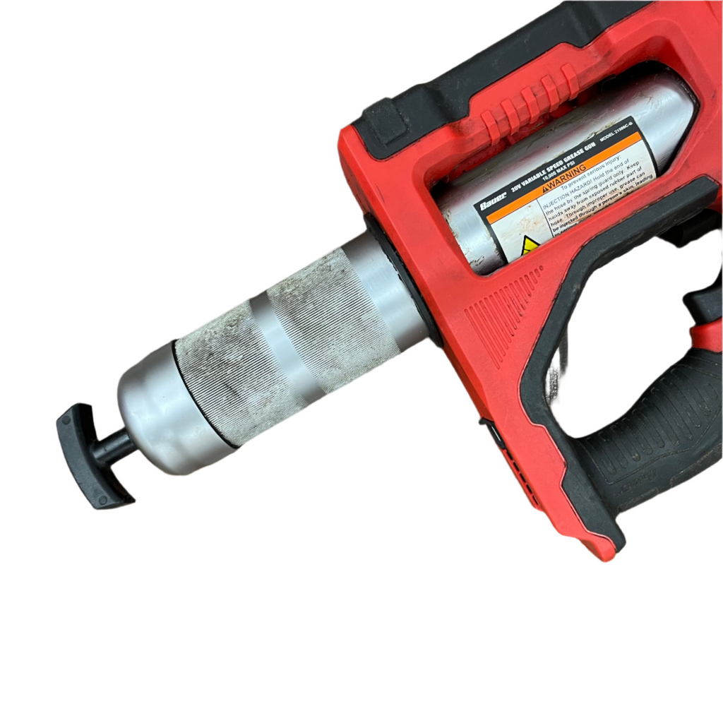 BAUER 20V Cordless Variable Speed Grease Gun close