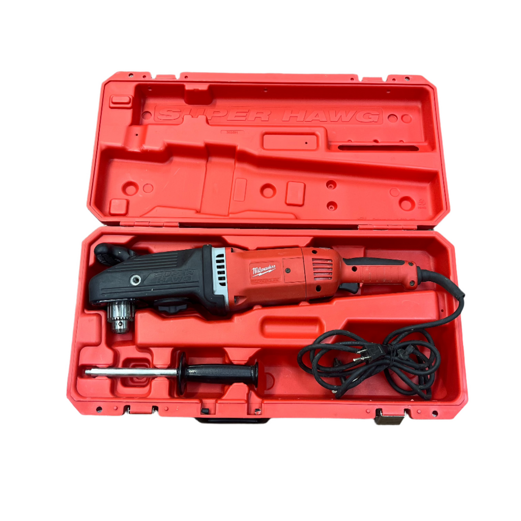 Milwaukee SUPER HAWG Corded Electric Drill with Side Handle