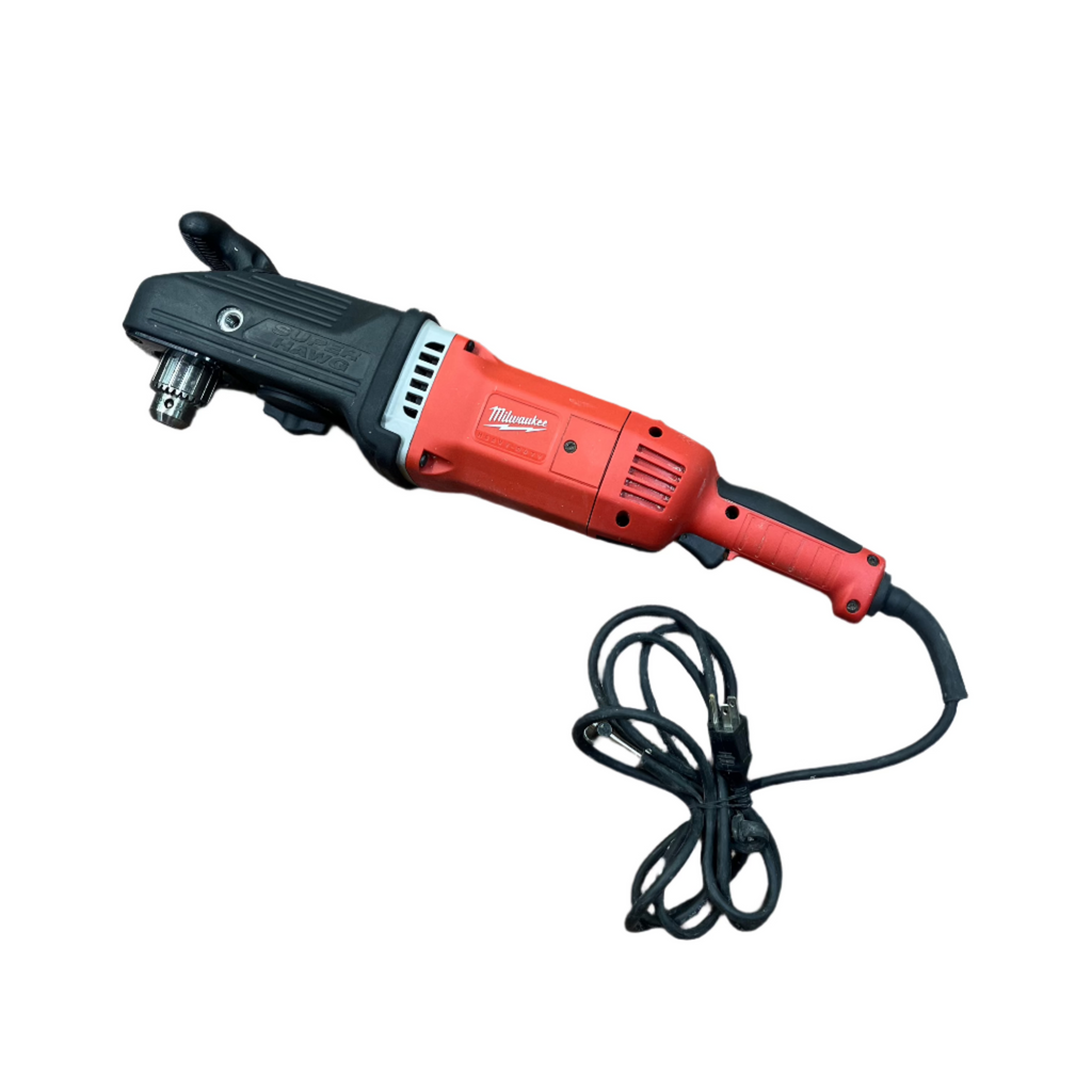 Milwaukee SUPER HAWG Corded Electric Drill with Side Handle full