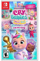 Cry Babies Magic Tears game box for Nintendo Switch with colorful characters and packaging.