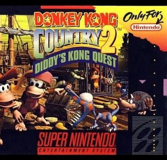 Donkey Kong Country 2 game cover for Super Nintendo Entertainment System