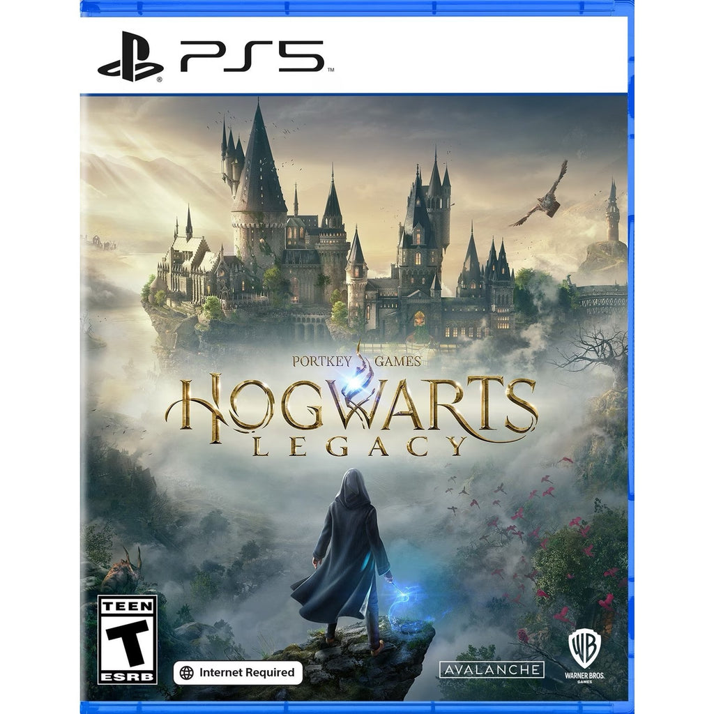 Game cover for 'Hogwarts Legacy' by Avalanche Software on a PlayStation 5 platform.