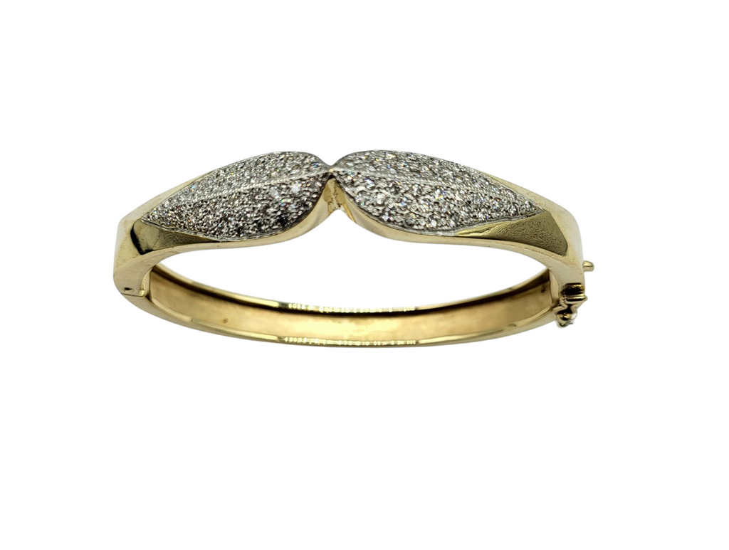 2.5 Carat Total Weight Diamond Bangle full