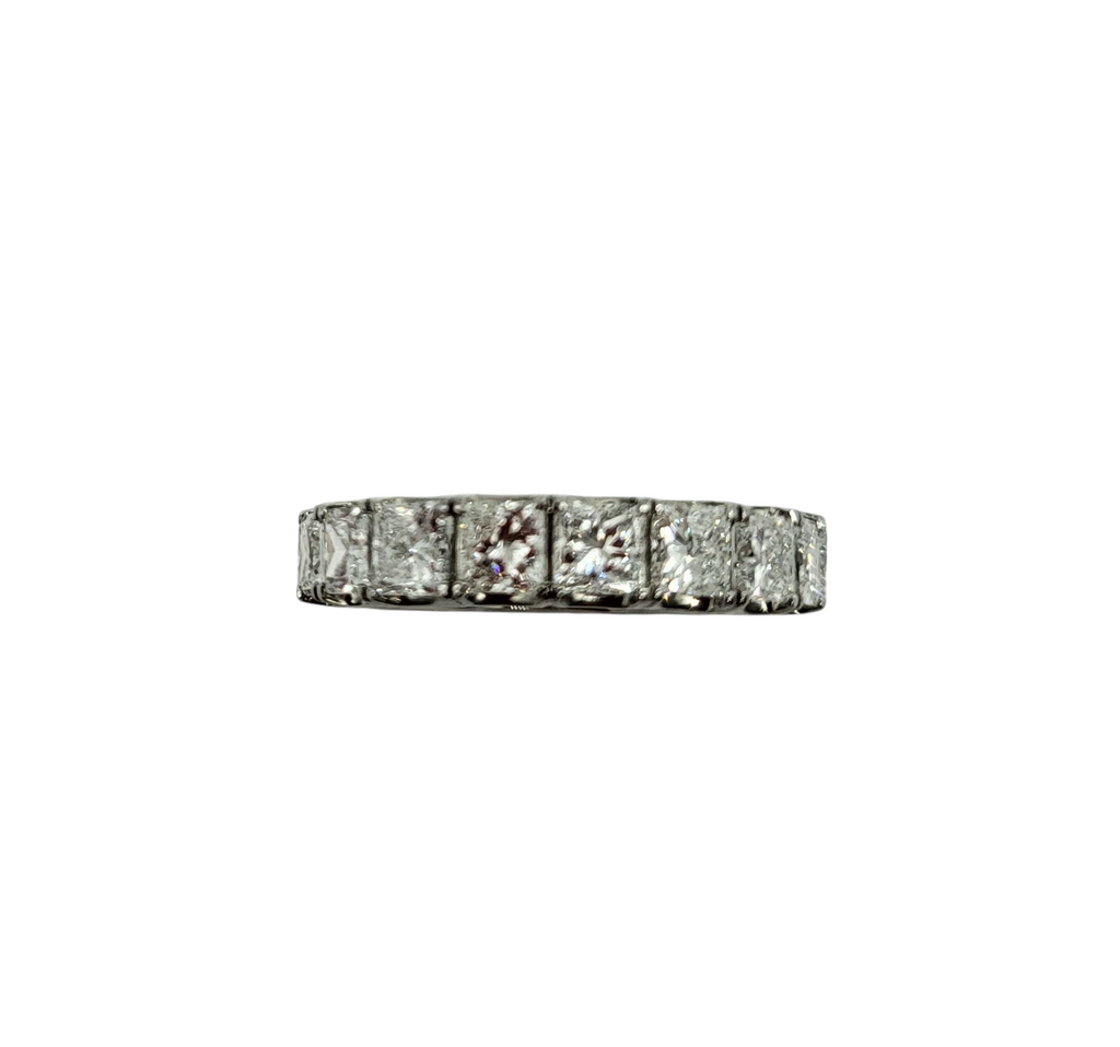 4.5 Carat Total Weight Lab Diamond Eternity Band blurry