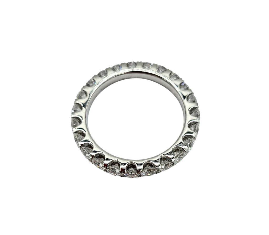 2 Carat Total Weight Lab Diamond Eternity Band circle