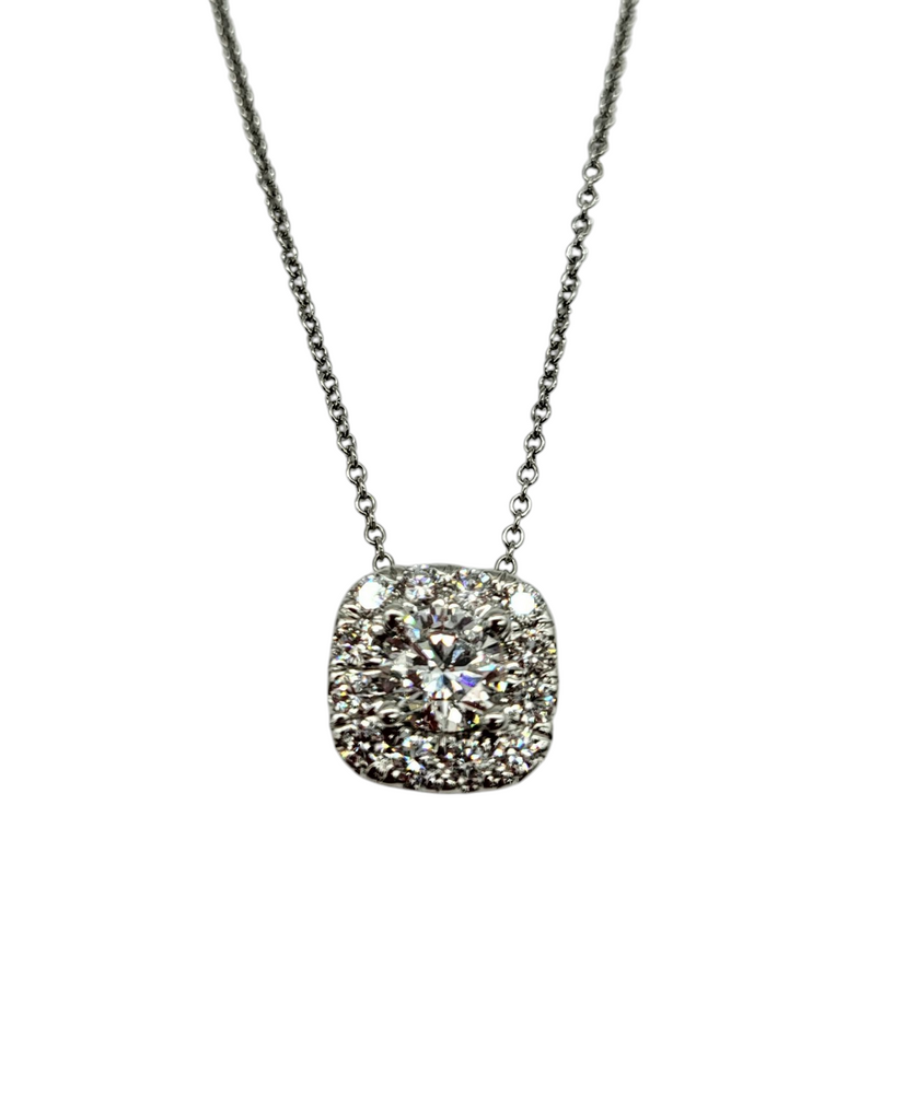 1.25 Carat Total Weight Lab Diamond Pendant