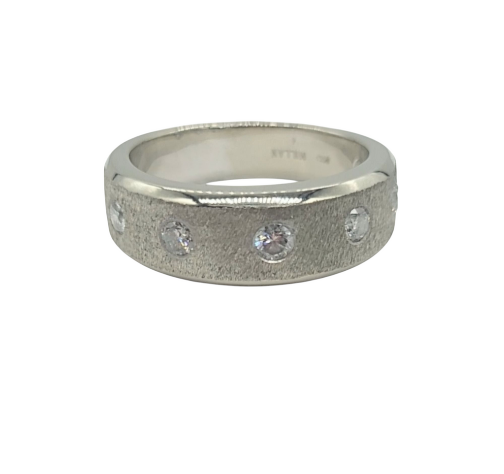 1 Carat Total Weight Gypsy Diamond Band