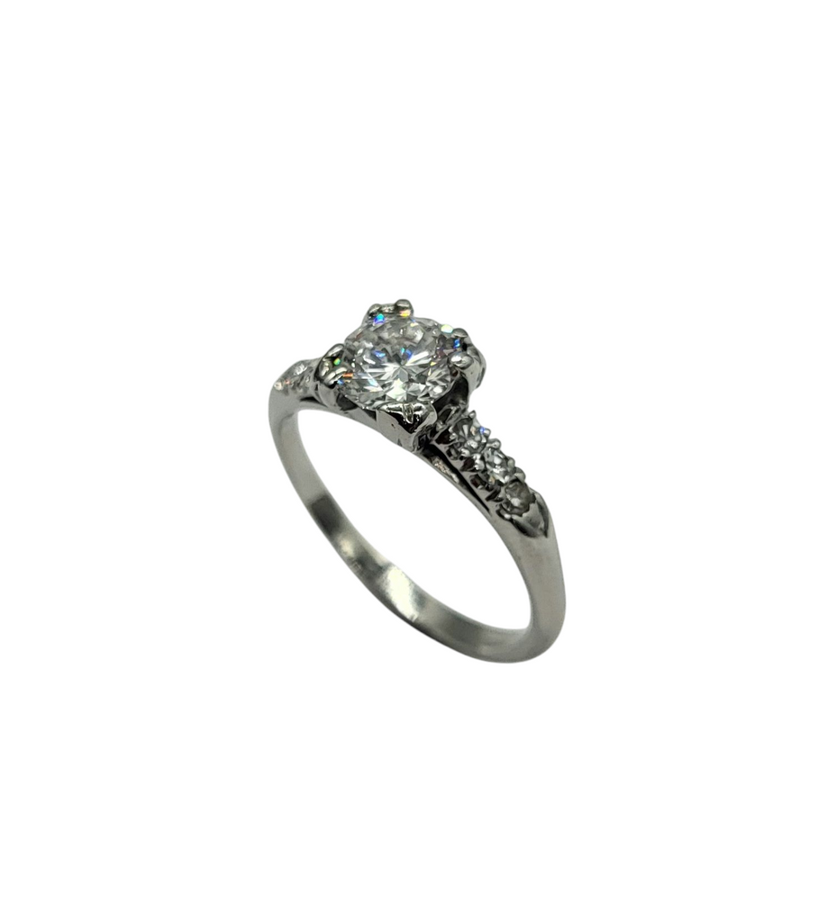 Vintage 1 Carat Diamond Ring