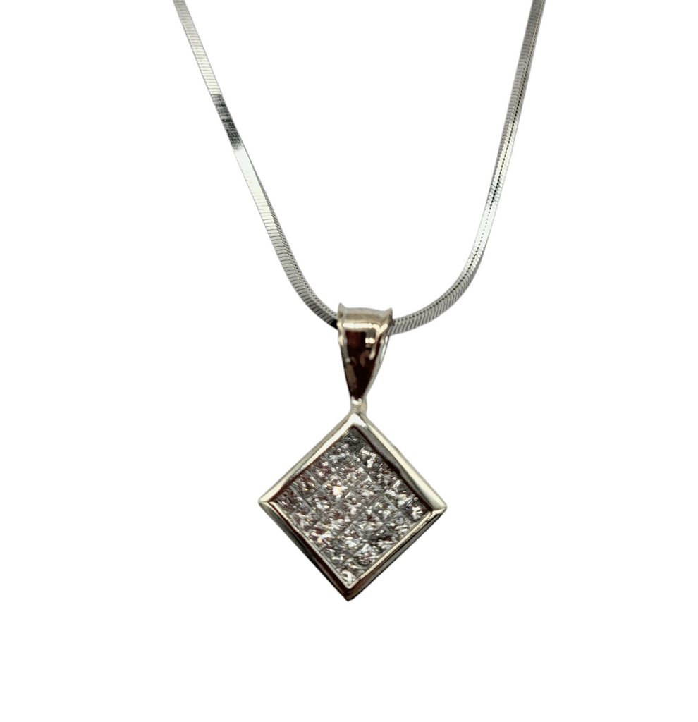 1 Carat Total Weight Diamond Pendant