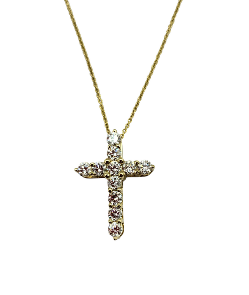 Lab Grown Diamond Cross Pendant